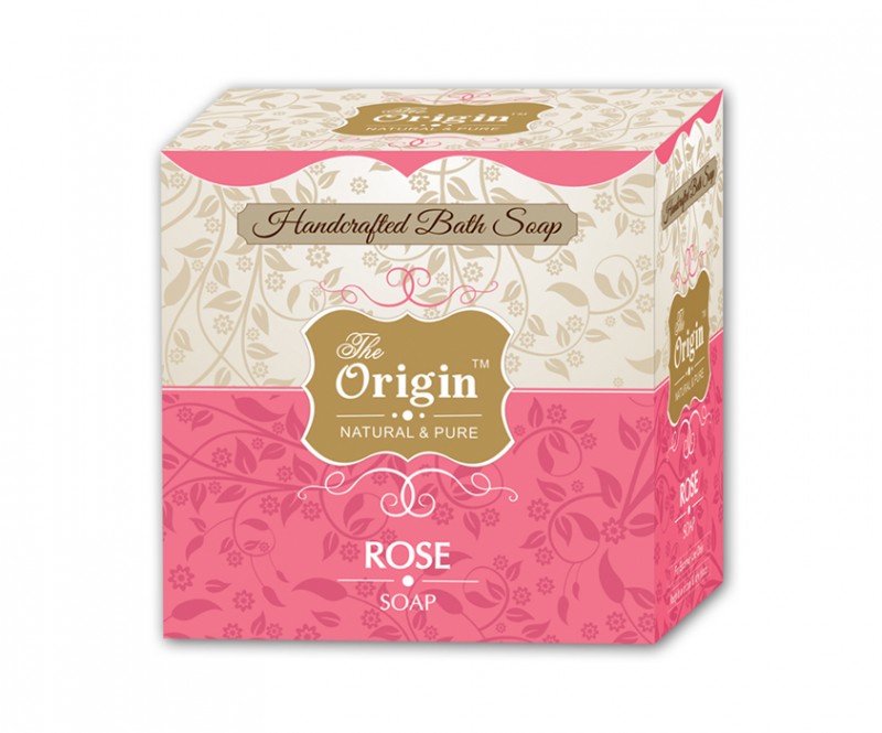 Natural & Pure Handmade Rose Soap-100gms. for Bath and Skin Care